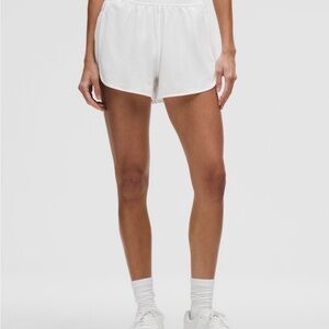 Women's White Athletic Shorts